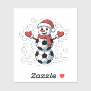 Snowman Soccer Christmas Santa Baseball Sport