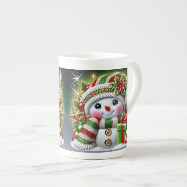 Snowman Speciality Mug (Front Right)