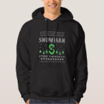 Snowman Speed Showdown Christmas Racing Fast Racer Hoodie<br><div class="desc">Snowman Speed Showdown Christmas Racing Chequered Flag Fast Money Xmas Racer</div>