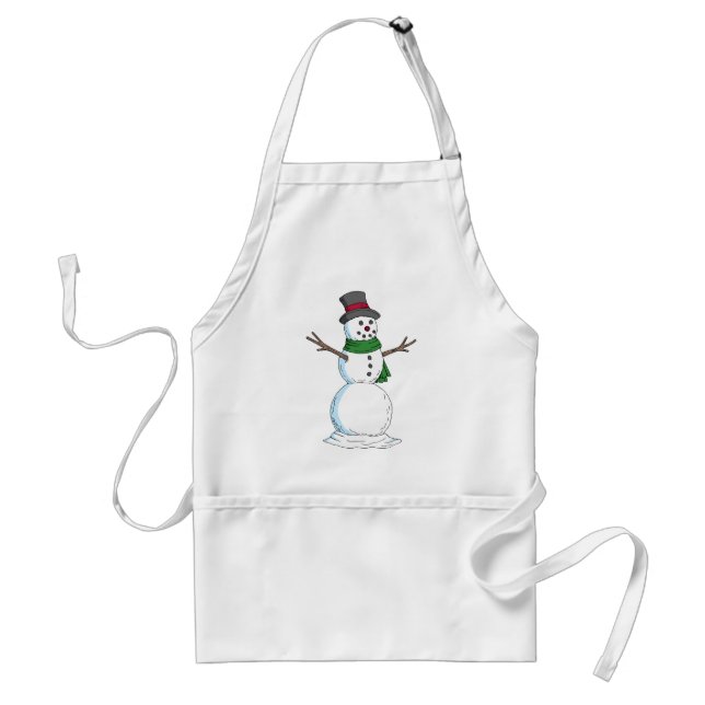 Snowman Standard Apron (Front)