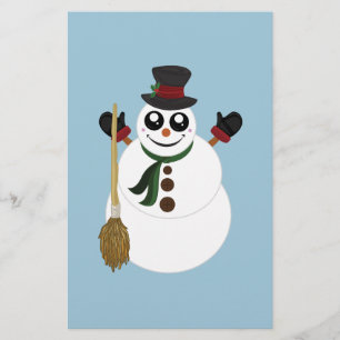 Snowman Stationery