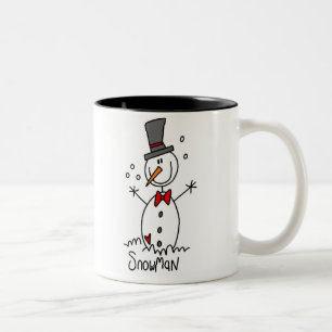 Snowman Stick Figure Mug
