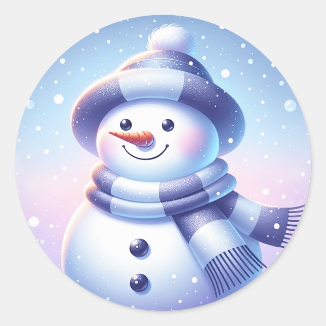 Snowman sticker (Front)