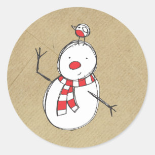 Snowman Sticker