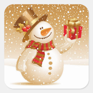Snowman Stickers