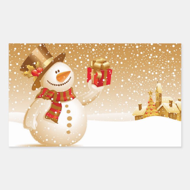 Snowman Stickers (Front)