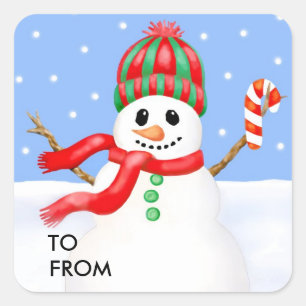 Snowman Stickers