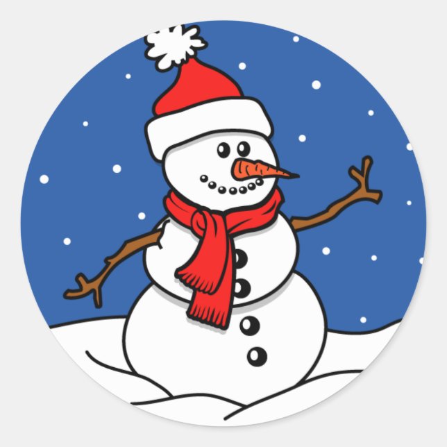 Snowman Stickers (Front)