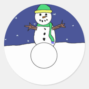 Snowman stickers