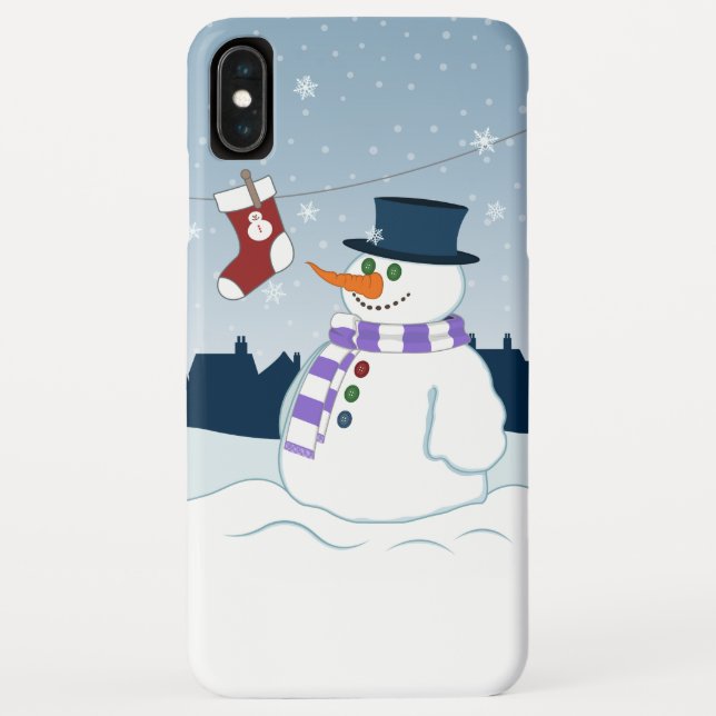 Snowman & Stocking Christmas Case-Mate iPhone Case (Back)