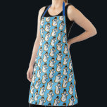 Snowman Sugar Cookie Christmas Hanukkah Holidays Apron<br><div class="desc">All-over-print apron features an original marker illustration of a snowman-shaped sugar cookie.

This design is also available on other products. Don't see what you're looking for? Need help with customisation? Contact Rebecca to have something designed just for you.</div>
