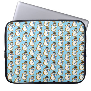 Snowman Sugar Cookie Hanukkah Christmas Holiday Laptop Sleeve
