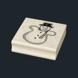 Snowman Sugar Cookie Hanukkah Christmas Holiday Rubber Stamp<br><div class="desc">Rubber stamp features an original illustration of a classic snowman sugar cookie.

Don't see what you're looking for? Need help with customisation? Click "contact this designer" to have something created just for you!</div>