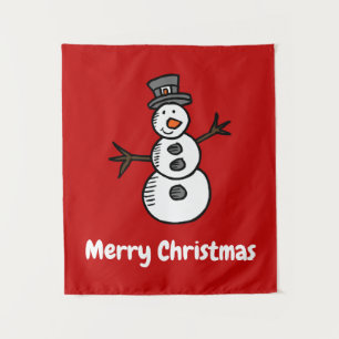Snowman Tapestry