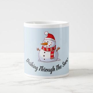 Snowman Themed Large Coffee Mug