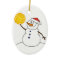 Snowman Throwing Water Polo Ball 