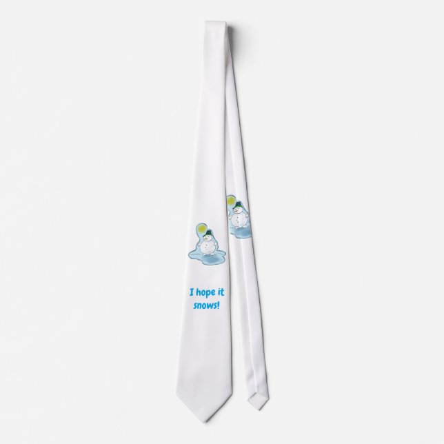 Snowman tie (Front)