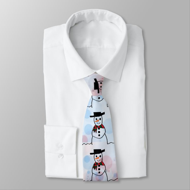 Snowman Tie (Tied)
