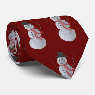 Snowman Tie
