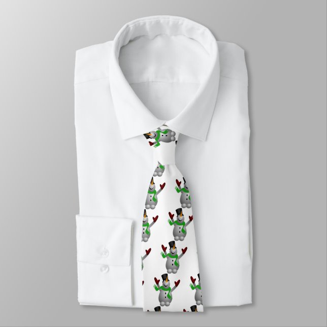 Snowman Tie (Tied)