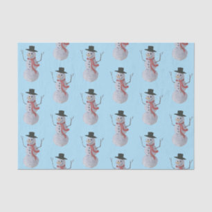 Snowman Tissue Paper