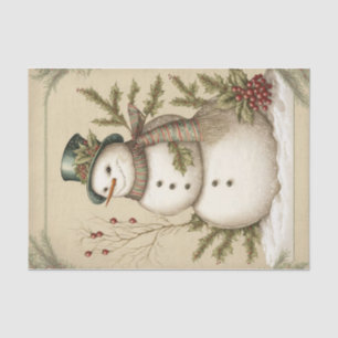 Snowman Tissue Paper