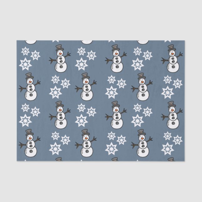 Snowman Tissue Paper (Front)