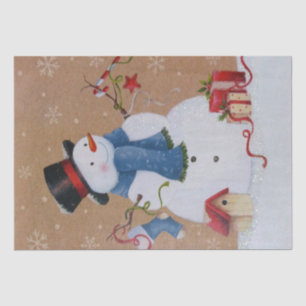 Snowman Tissue Paper