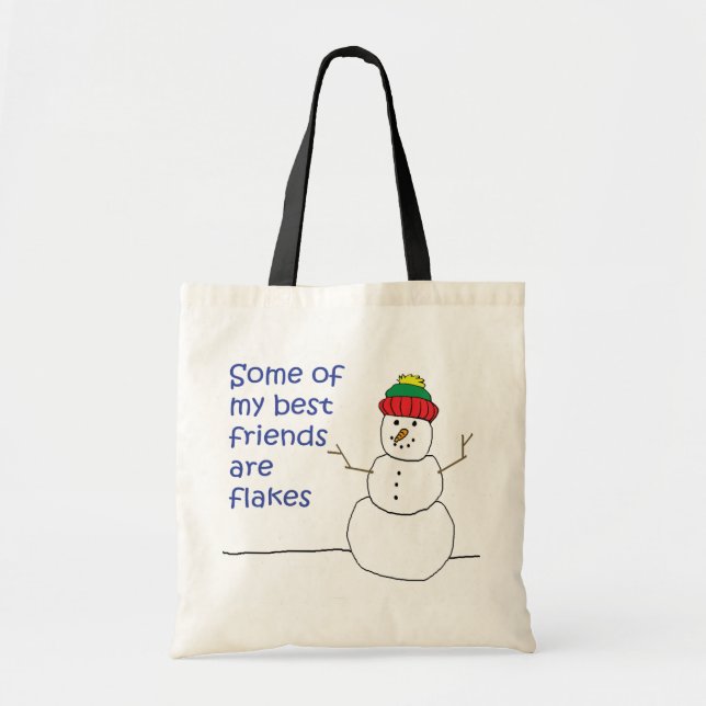 Snowman Tote Bag (Front)
