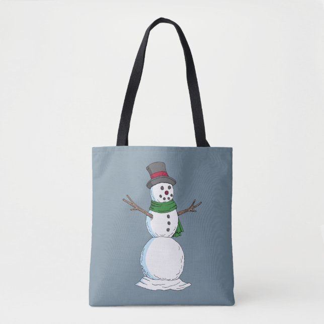 Snowman Tote Bag (Front)