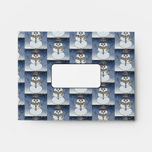 Snowman w/BG - A2 Envelope