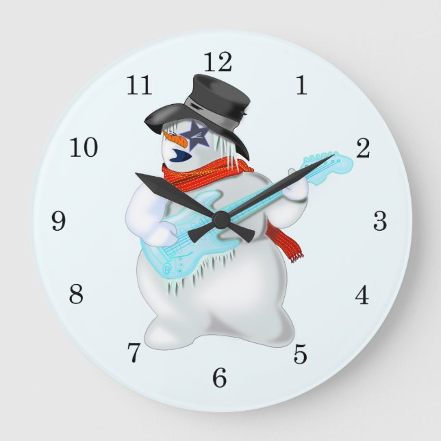 Snowman Wall Clock (Front)