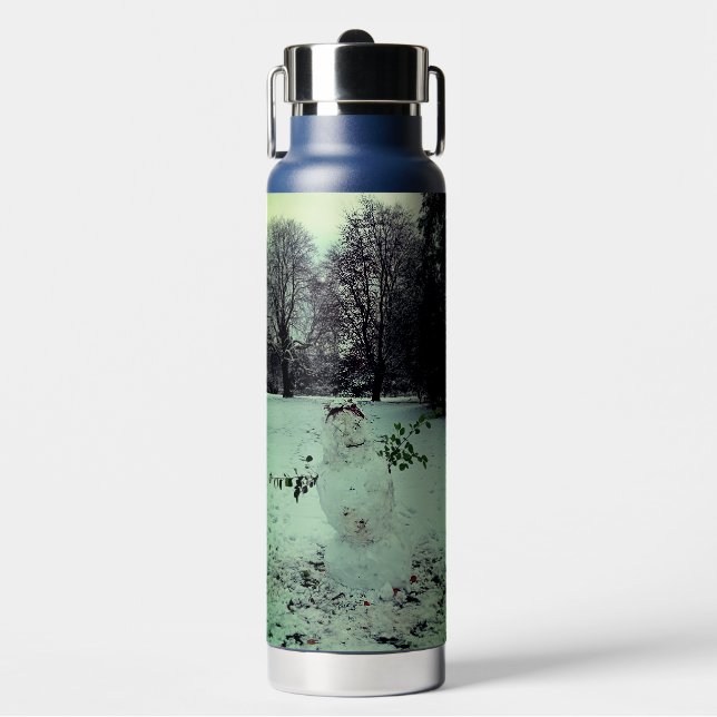 Snowman Water Bottle (Front)