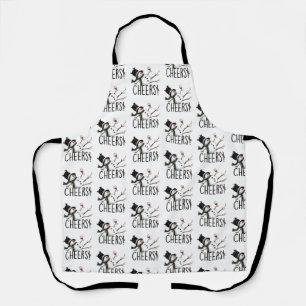 Snowman Wine Christmas Funny Drinking Wine Santa  Apron
