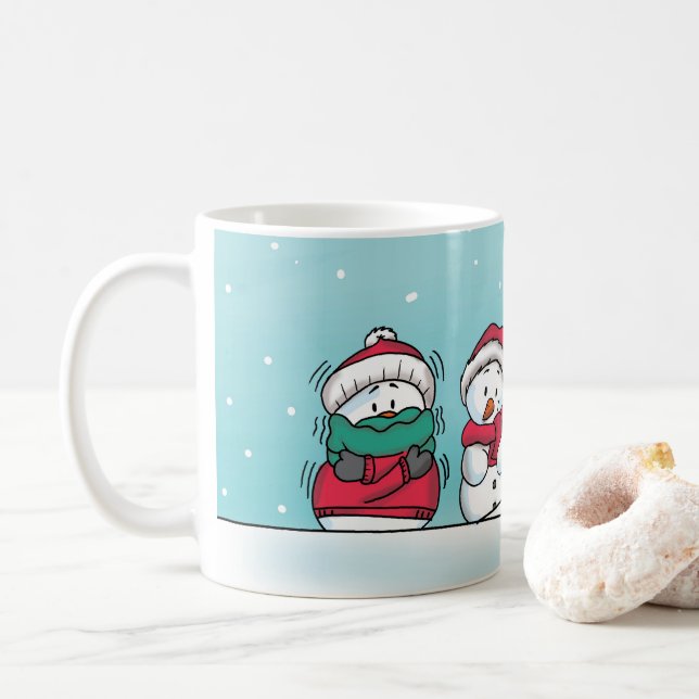 Snowman Winter Mug - Gerda Steiner Designs (With Donut)