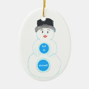 Snowman Winter Wonderland Ornament