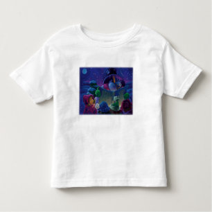 Snowman Wintertime Reading Art Toddler T-Shirt