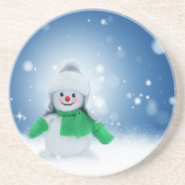 Snowman Wishes Coaster (Front)