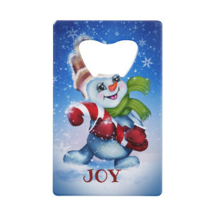 Snowman with a scarf