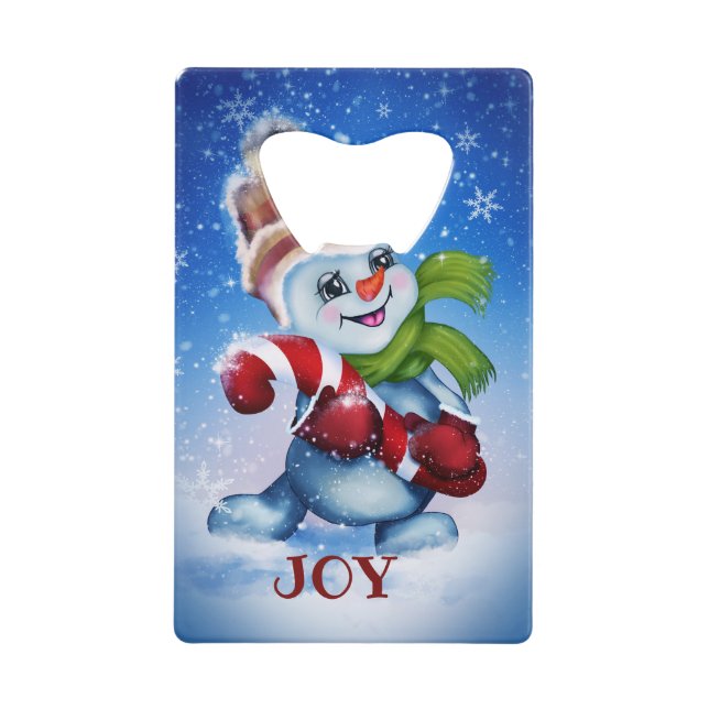 Snowman with a scarf (Front)