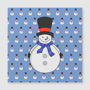 Snowman with top hat