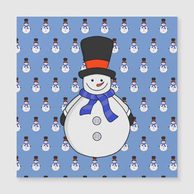 Snowman with top hat (Front)
