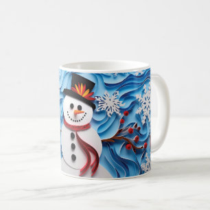 Snowman Wonderland Christmas Holiday Mug