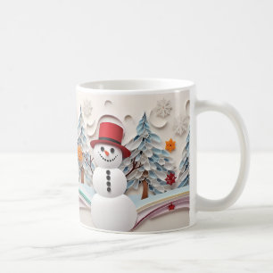 Snowman Wonderland Christmas Holiday Mug