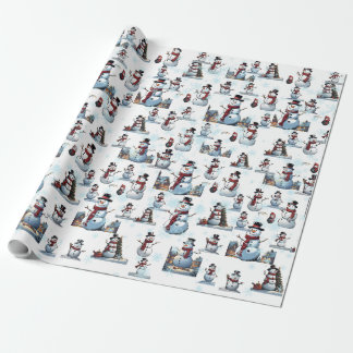 Snowman Wrapping Paper