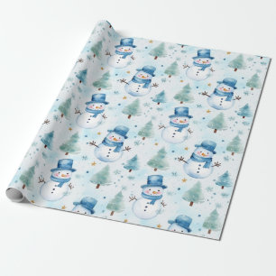 Snowman Wrapping Paper