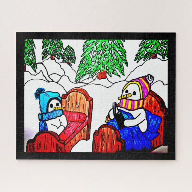 SNOWMANS BEDTIME STORY JIGSAW PUZZLE (Horizontal)