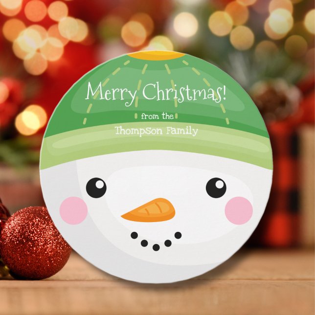 Snowman's head Merry christmas card (Creator Uploaded)