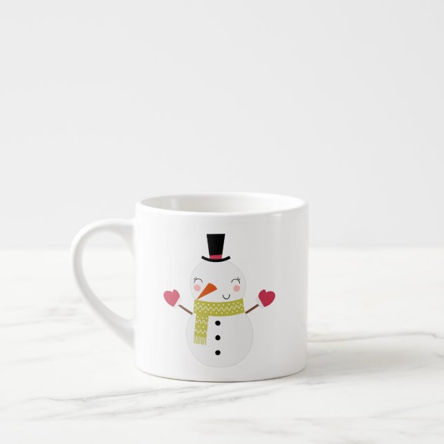 Snowman's Snowflake Children's mug (Left)