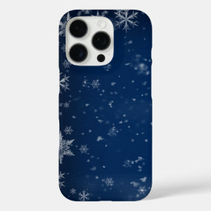 Snowmans & Snowflakes Seamless Pattern iPhone 16 Pro Case